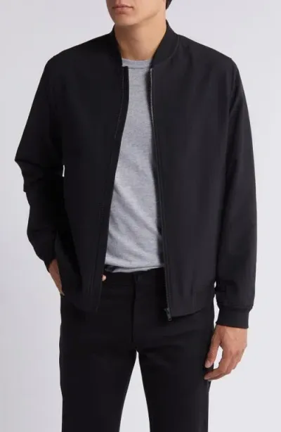 Theory Brenton Bomber Jacket In Black