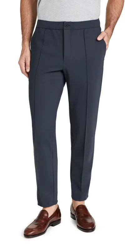 Theory Curtis Drawstring Pants In Precision Ponte Basalt