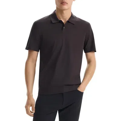 Theory Goris Performance Polo In Hickory