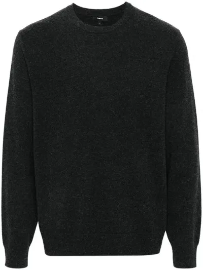 Theory Hilles Cashmere Jumper In Grey