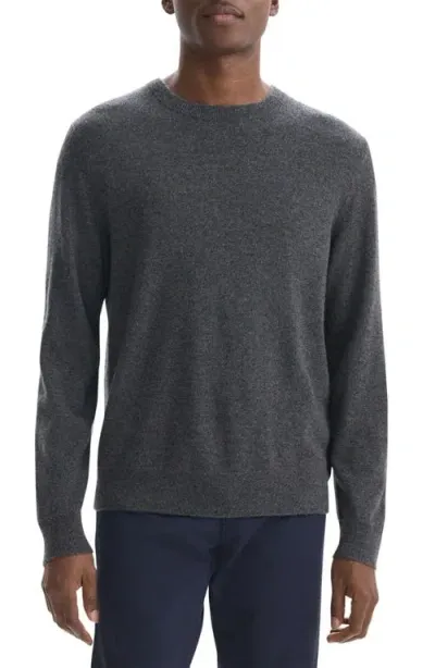 Theory Hilles Cashmere Sweater In Grey Heather