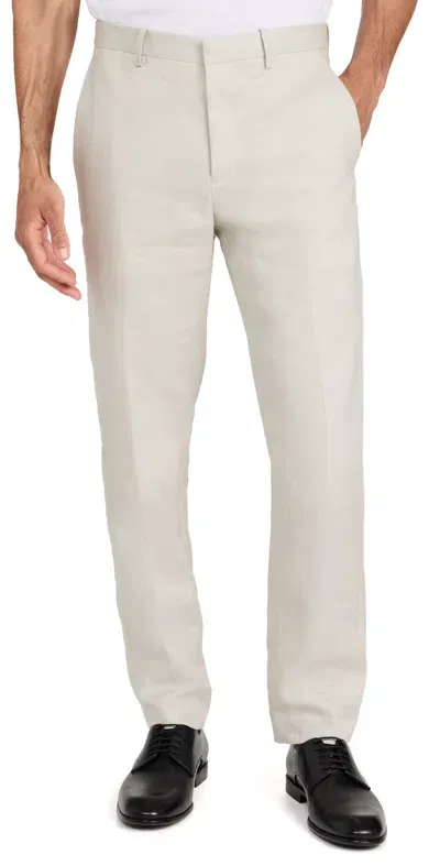 Theory Mayer Linen Pants Limestone