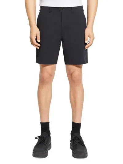 Theory Track Nylon Crinkled Regular Fit 5 Swim Trunks In Baltic