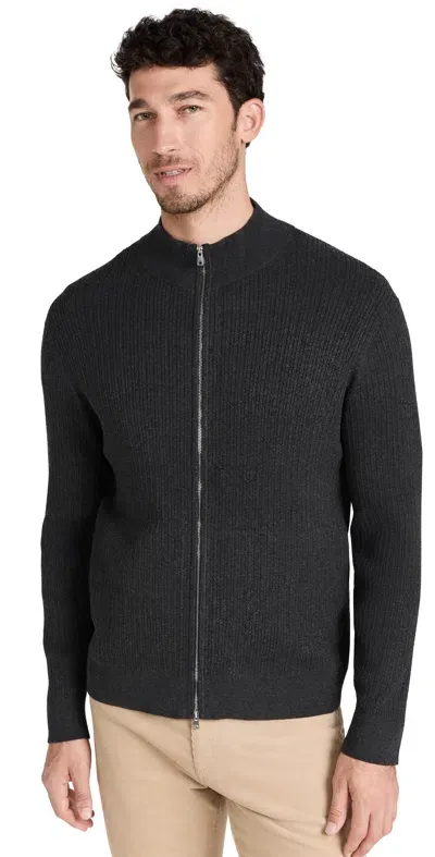 Theory Riland Fz Cable Sweater In Light Bilen Pestle Melange