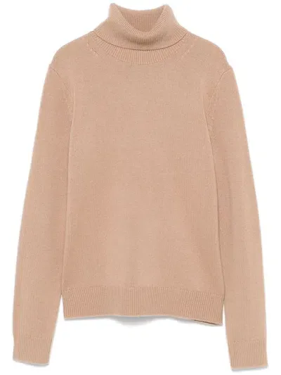 Theory Roll-neck Sweater In 26r Royal Camel