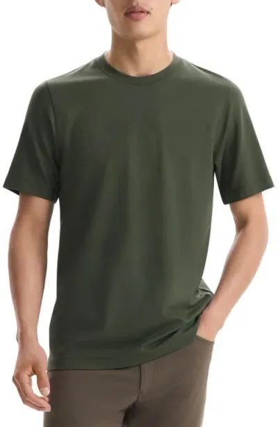 Theory Ryder Crewneck T-shirt In Hunter Green