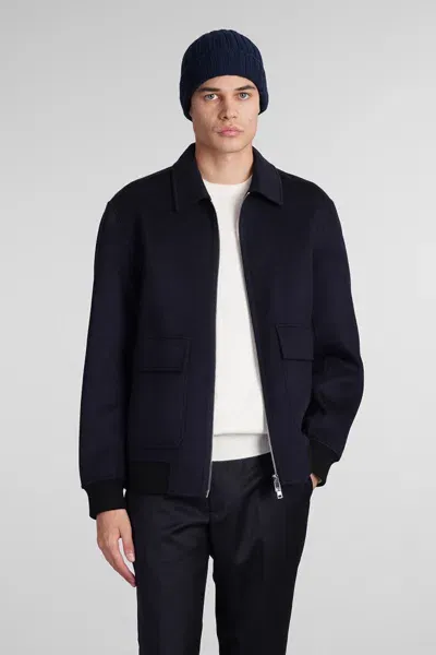 Theory Sean Df Al New Divid Casual Jacket In Blue