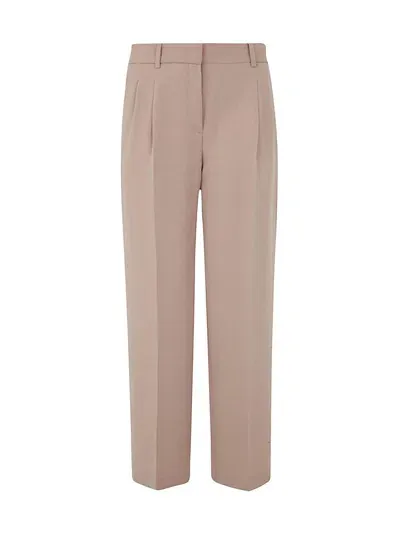 Theory Straight Leg Pants In Sand