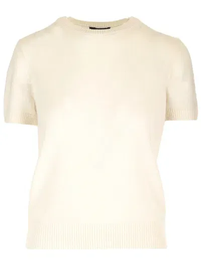 Theory Wool T-shirt In White