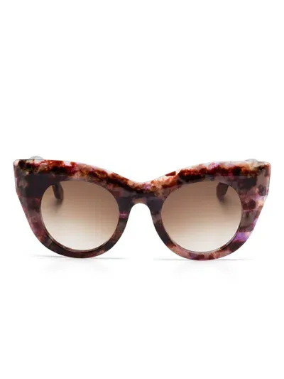 Thierry Lasry Climaxxxy Sunglasses In 褐色