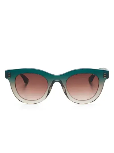 Thierry Lasry Consistency Sunglasses In 绿色