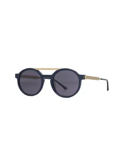 Thierry Lasry X Dr. Woo 575 - Blue Sunglasses In Black