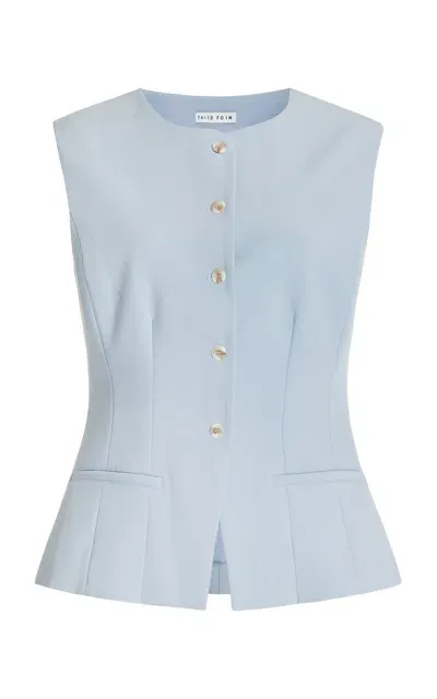 Third Form Skyline Tailored Suiting Top In Blue