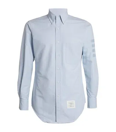 Thom Browne -bar Oxford Shirt In Blue