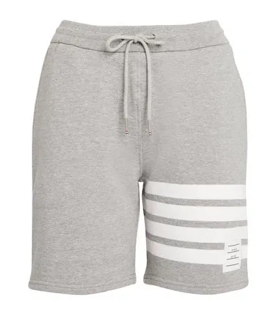 Thom Browne 4-bar Shorts In Grey