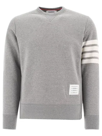 Thom Browne Men's Gray Crewneck Sweatshirt For Everyday Style In Grey