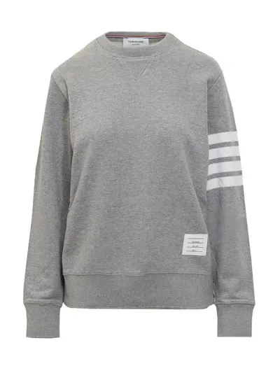 Thom Browne "4-bar" Sweatshirt In Grey