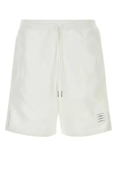 Thom Browne Bermuda In White