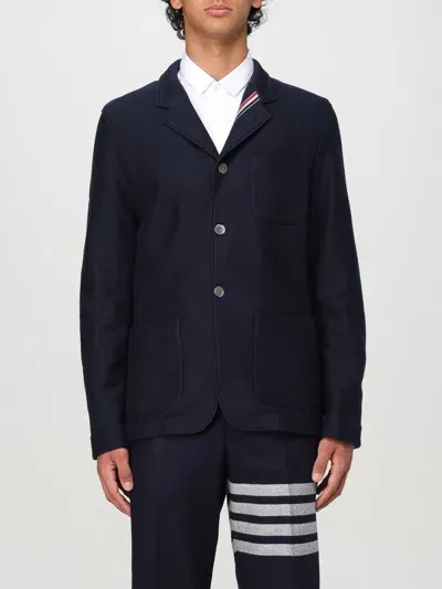 Thom Browne Blazer  Men Color Blue In Blau