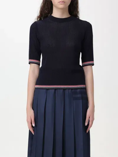 Thom Browne Cardigan  Woman Color Blue