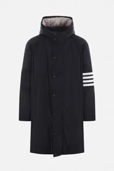 Thom Browne Coats In Blue