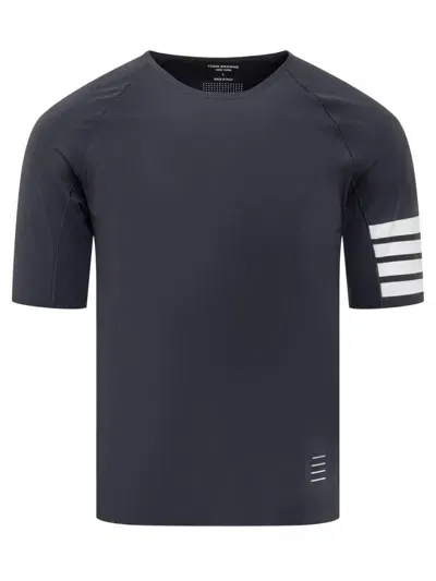 Thom Browne Compression T-shirt In Blue