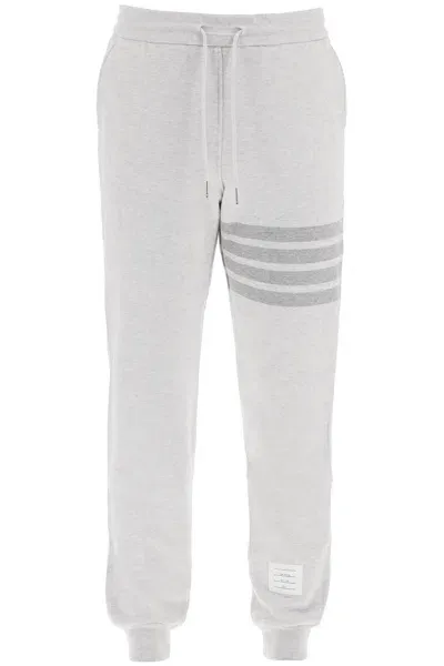 Thom Browne Cotton 4-bar Sweatpants In Grey