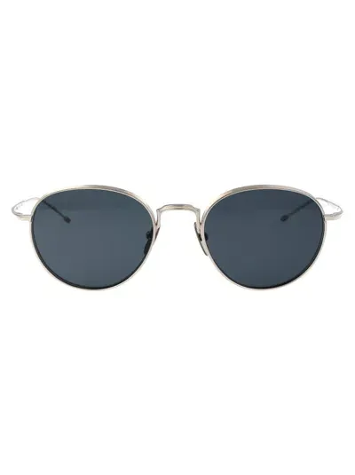 Thom Browne Eyewear Pantos Frame Sunglasses In Silver