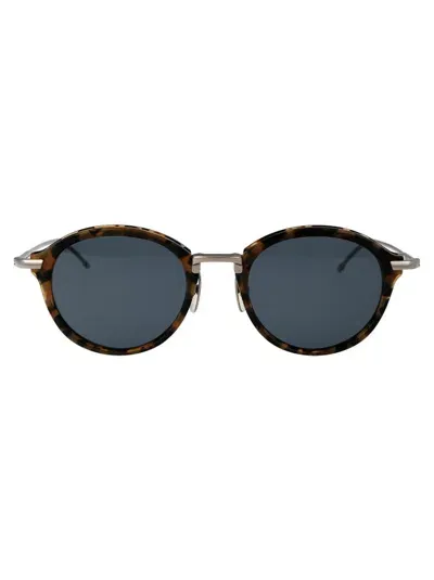 Thom Browne Eyewear Round Frame Sunglasses