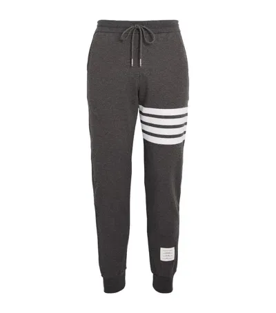 Thom Browne Four-stripe Sweatpants In Grey