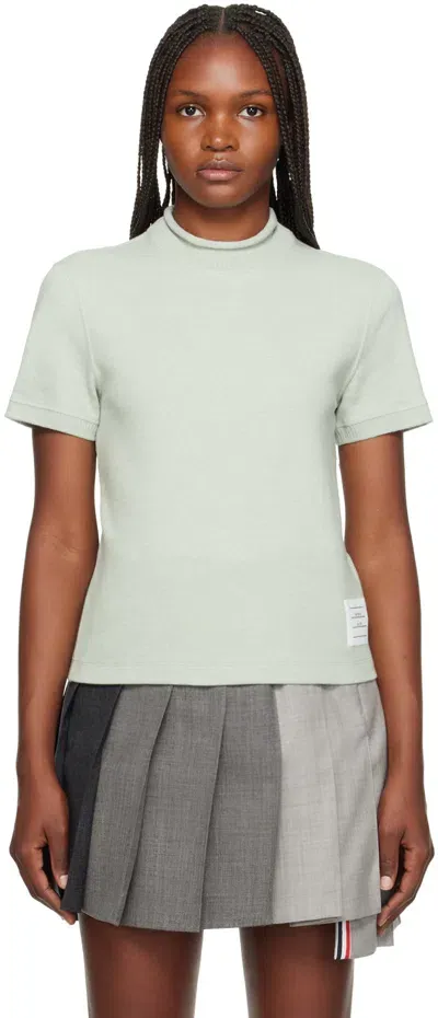 Thom Browne Green Ribbed T-shirt