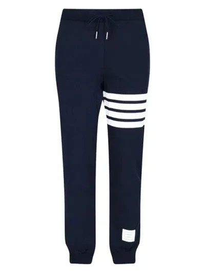 Thom Browne Men's 4-bar Sweatpants In Blue