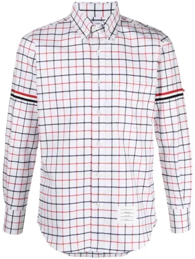 Thom Browne Tattersall-checked Cotton Shirt In Various