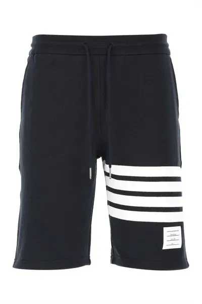 Thom Browne Classic Sweat Shorts In Classic Loopback In Blue