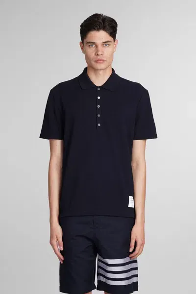 Thom Browne Polo In Blue