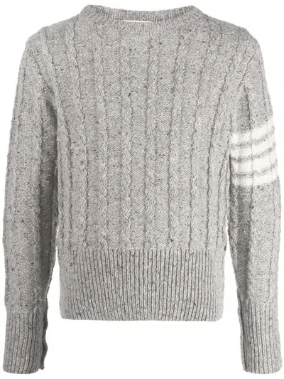 Thom Browne Pullover Clothing In Grey