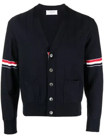 Thom Browne Cardigan Armband In Blue