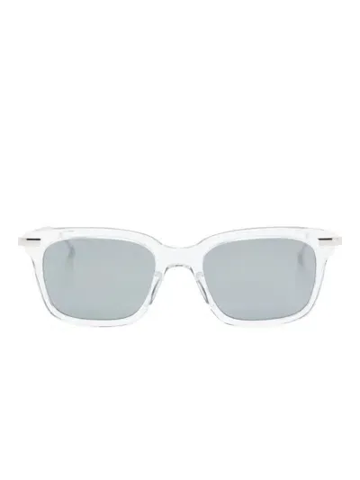 Thom Browne Square-frame Sunglasses In White