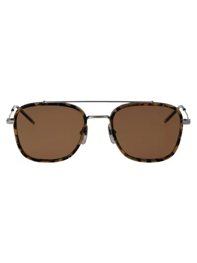 Thom Browne Sunglasses In 205 Light Silver