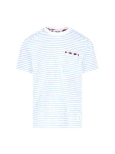 Thom Browne T-shirts And Polos In Blue