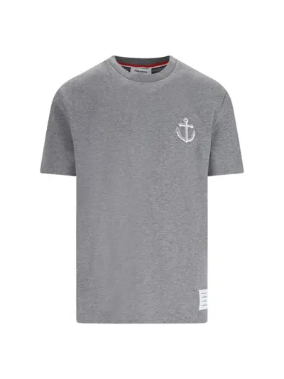 Thom Browne T-shirts And Polos In Grey