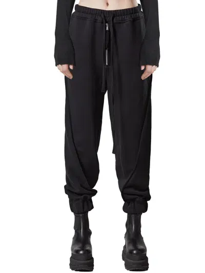 Thom Krom Soft Cotton Trousers In Black