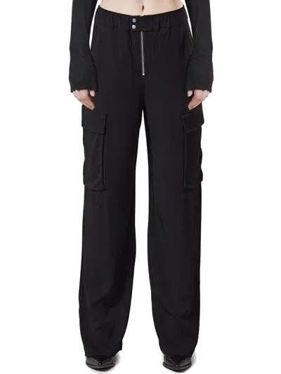 Thom Krom Wide Cargo Pants In Black