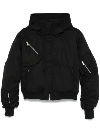 Thom Krom Zip-detail Bomber Jacket In Black