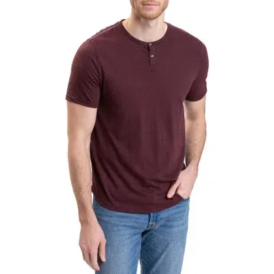 Threads 4 Thought Baseline Slub Henley In Burgundy