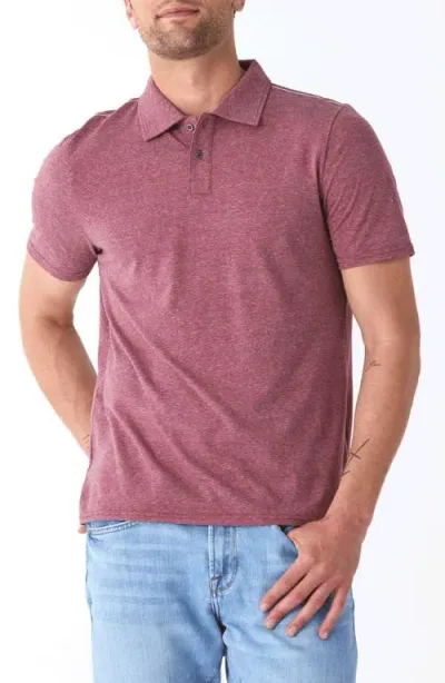 Threads 4 Thought Baseline Slub Polo In Heather Lava