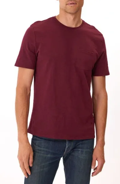 Threads 4 Thought Crewneck Pocket T-shirt In Royal Burgundy