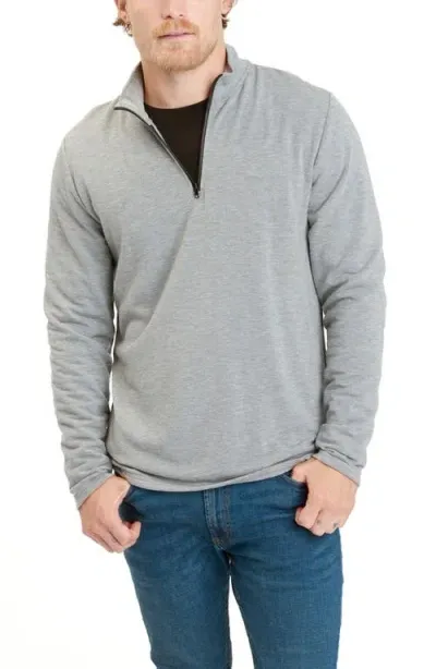 Threads 4 Thought Kace Quarter Zip Pullover In Heather Grey