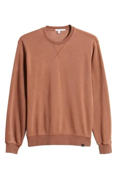 Threads 4 Thought Mineral Wash Fleece Sweatshirt In Pecan