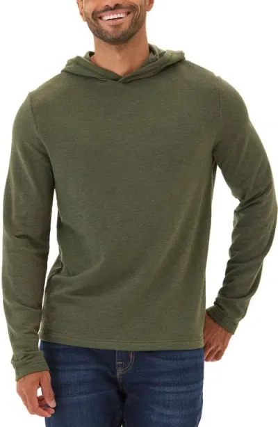 Threads 4 Thought Threads For Thought Dex Featherweight Pullover Hoodie In Heather Ranger Green